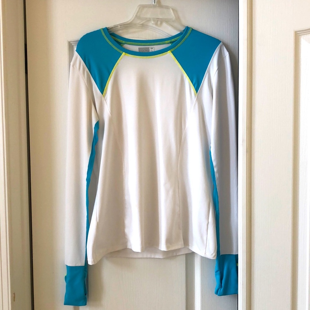 Long sleeve warmup top